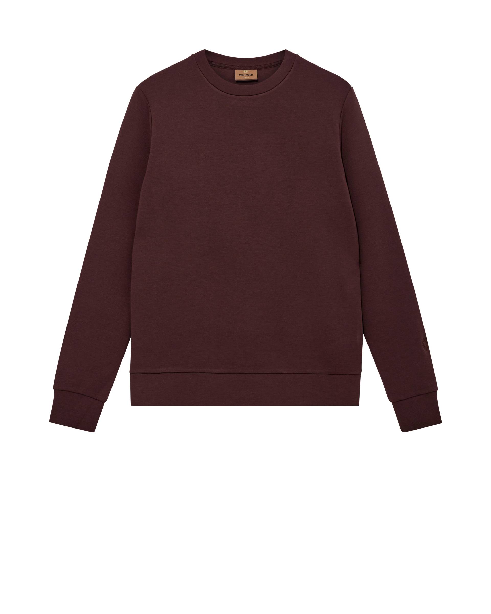 mos mosh gallery - MMGAbel Crew Neck Sweat bitter chocolate - Gr. - XXL von mos mosh gallery