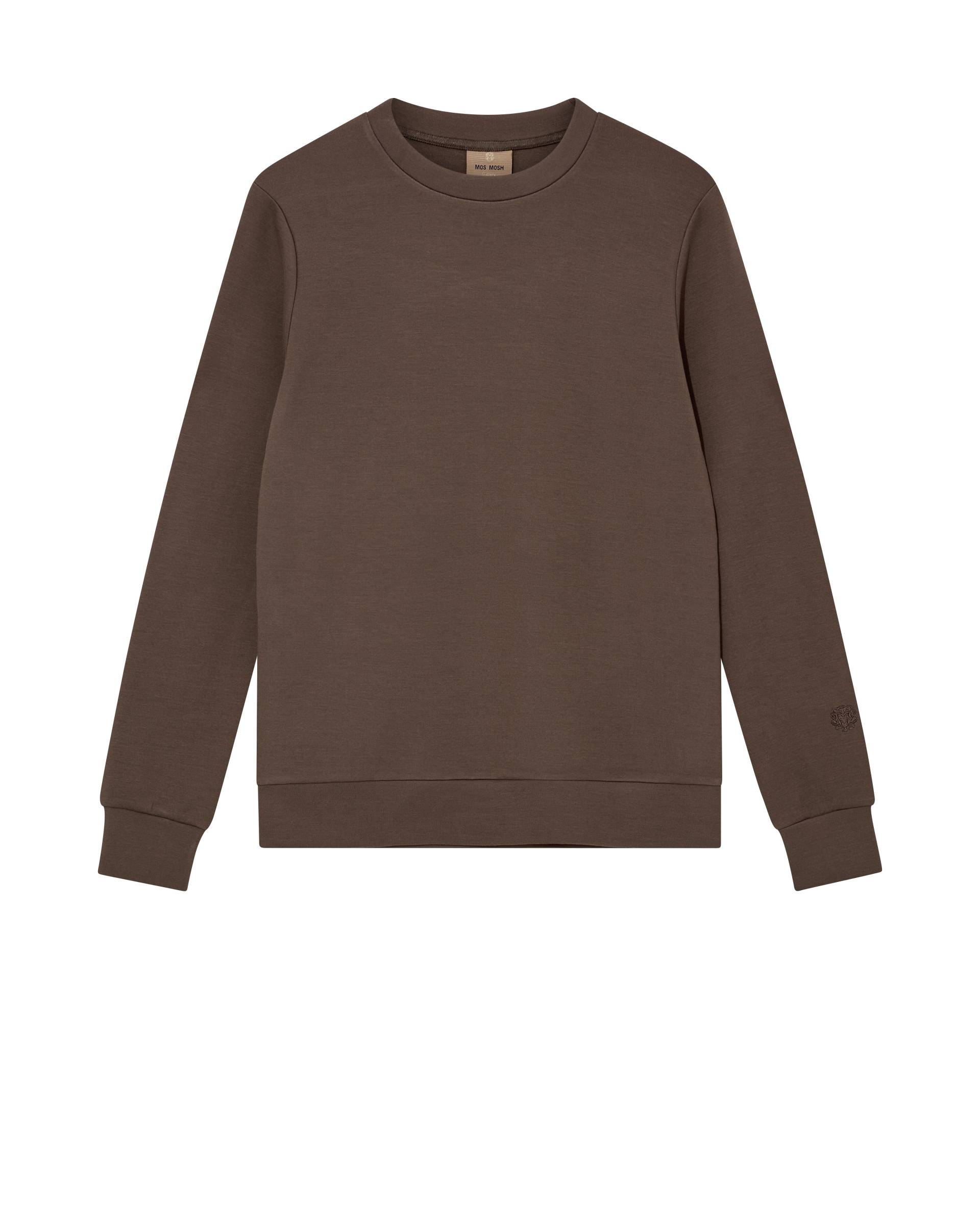 mos mosh gallery - MMGAbel Crew Neck Sweat brown latte - Gr. - M von mos mosh gallery