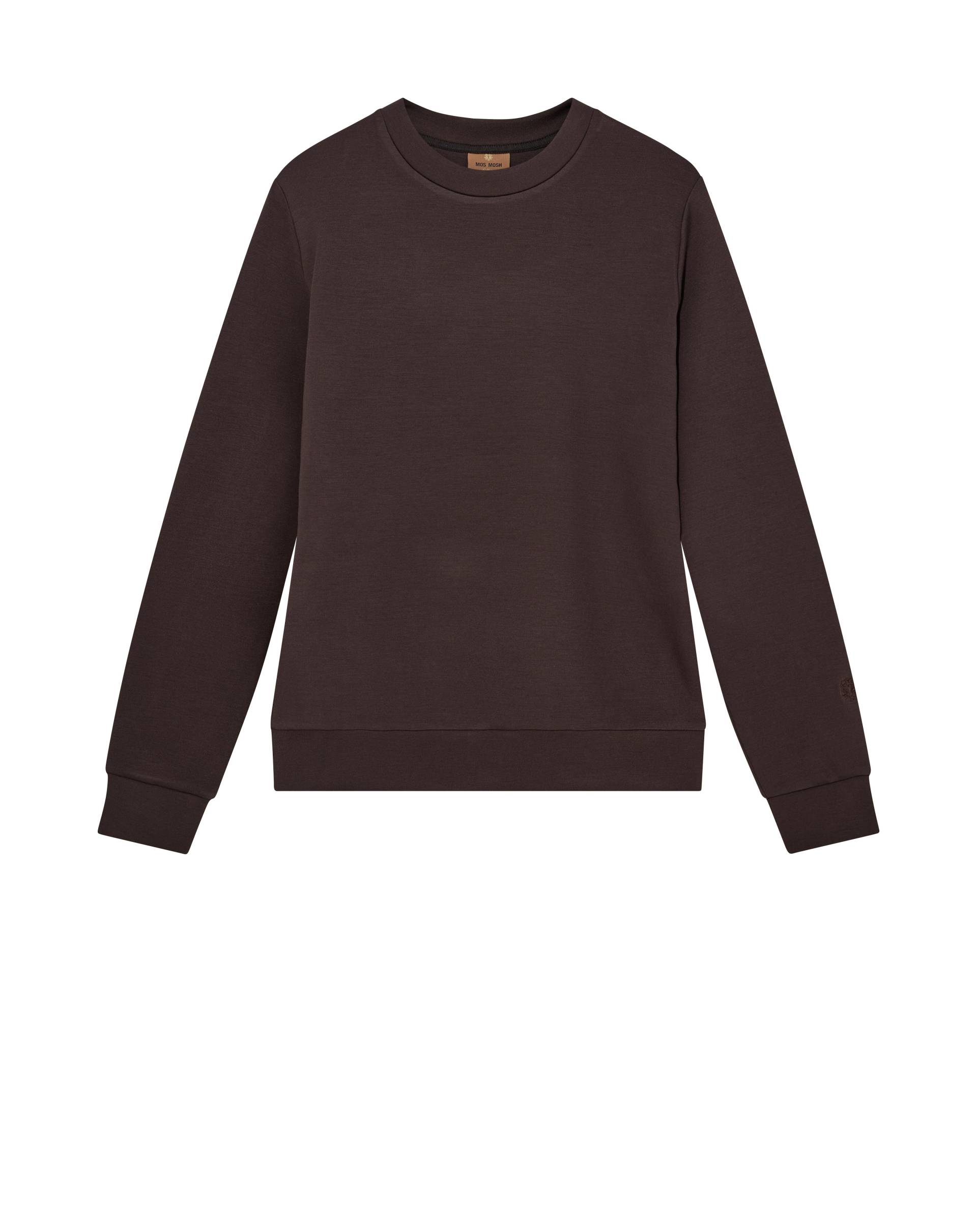 mos mosh gallery - MMGAbel Crew Neck Sweat chocolate brown - Gr. - M von mos mosh gallery