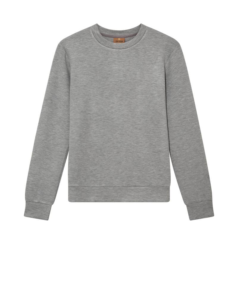 mos mosh gallery - MMGAbel Crew Neck Sweat grey melange - Gr. - XXL von mos mosh gallery
