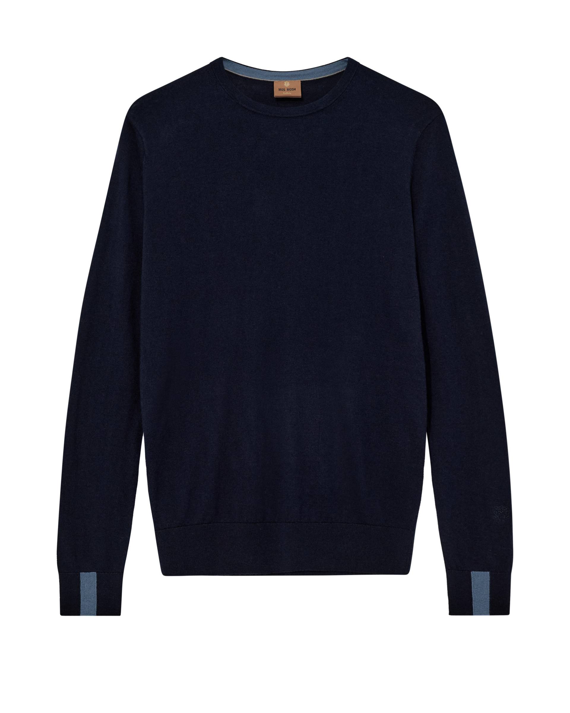 mos mosh gallery - MMGAdam Soft Knit navy - Gr. - XXL von mos mosh gallery
