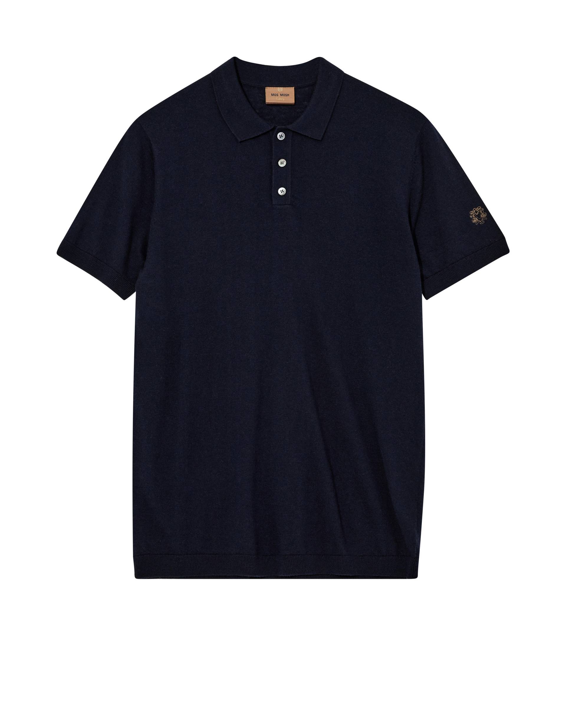 mos mosh gallery - MMGAdam Soft SS Polo navy - Gr. - L von mos mosh gallery