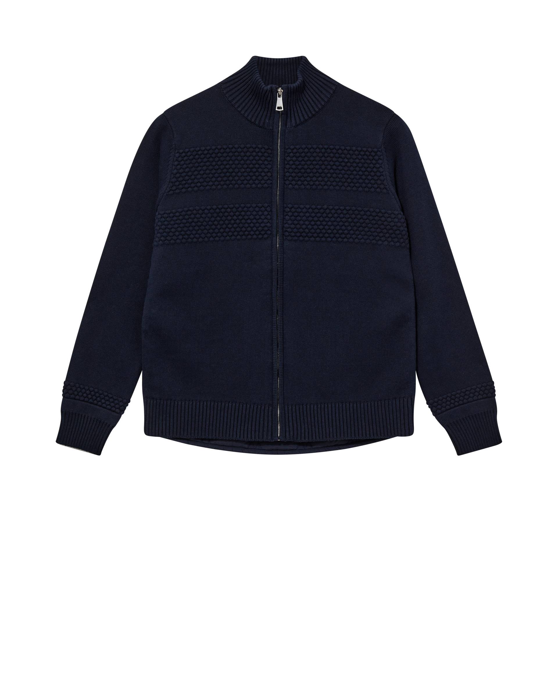 mos mosh gallery - MMGAlonso Zip Cardigan navy - Gr. - XL von mos mosh gallery