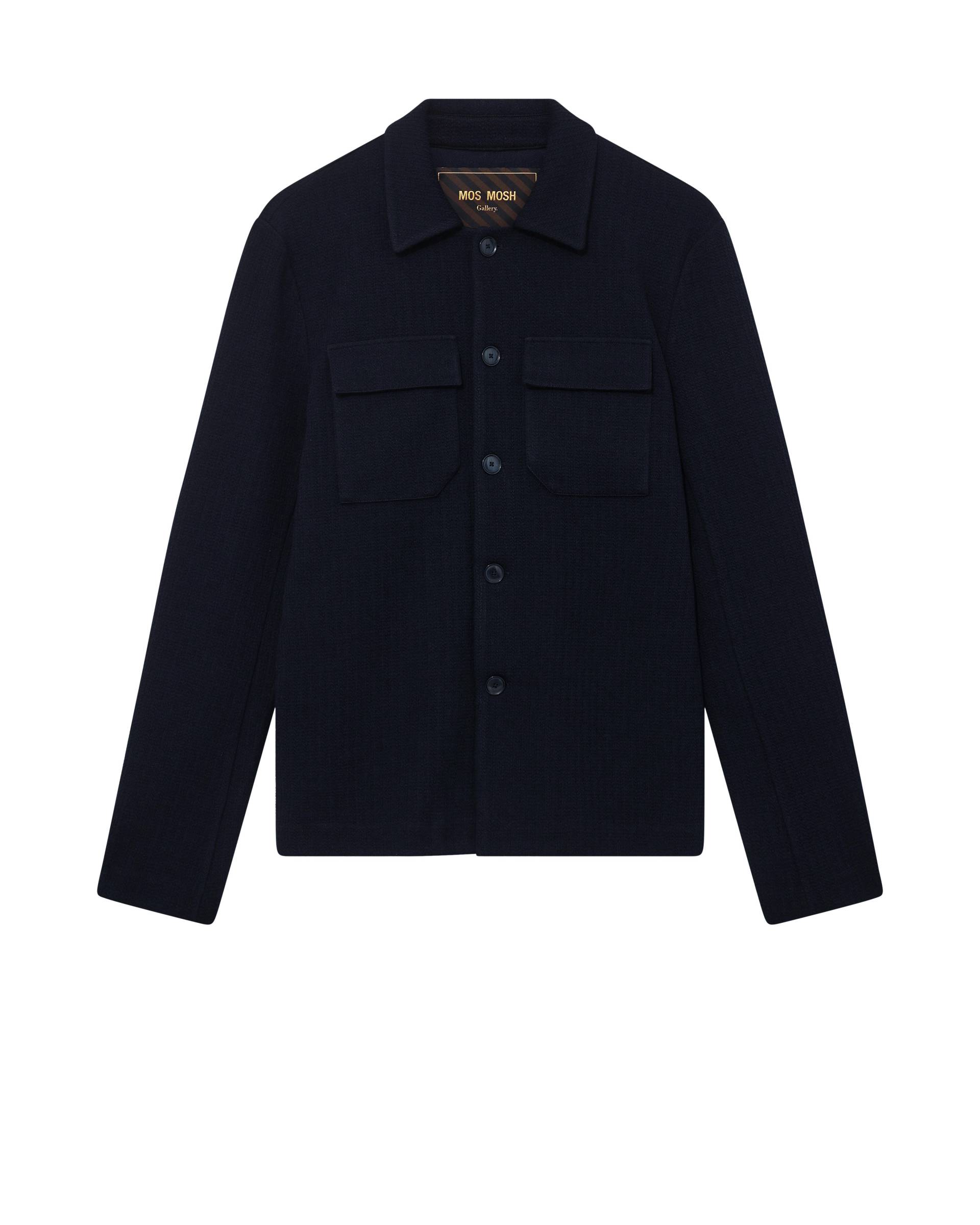 mos mosh gallery - MMGAustin Knit Overshirt navy - Gr. - L von mos mosh gallery