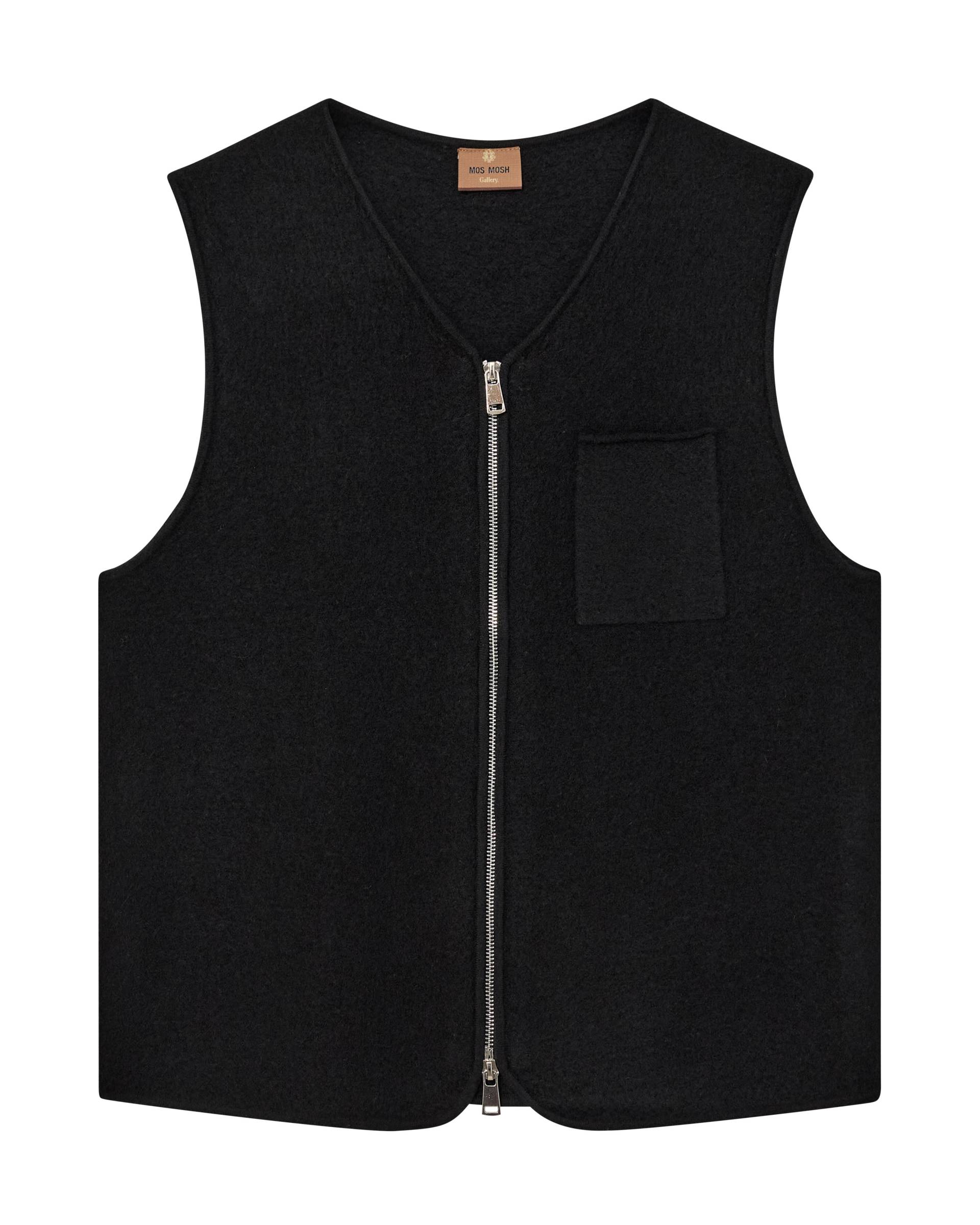 mos mosh gallery - MMGCess Ryan Boil Waistcoat black - Gr. - M von mos mosh gallery