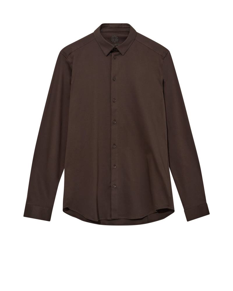 mos mosh gallery - MMGMarco Jersey Shirt chocolate brown - Gr. - L von mos mosh gallery