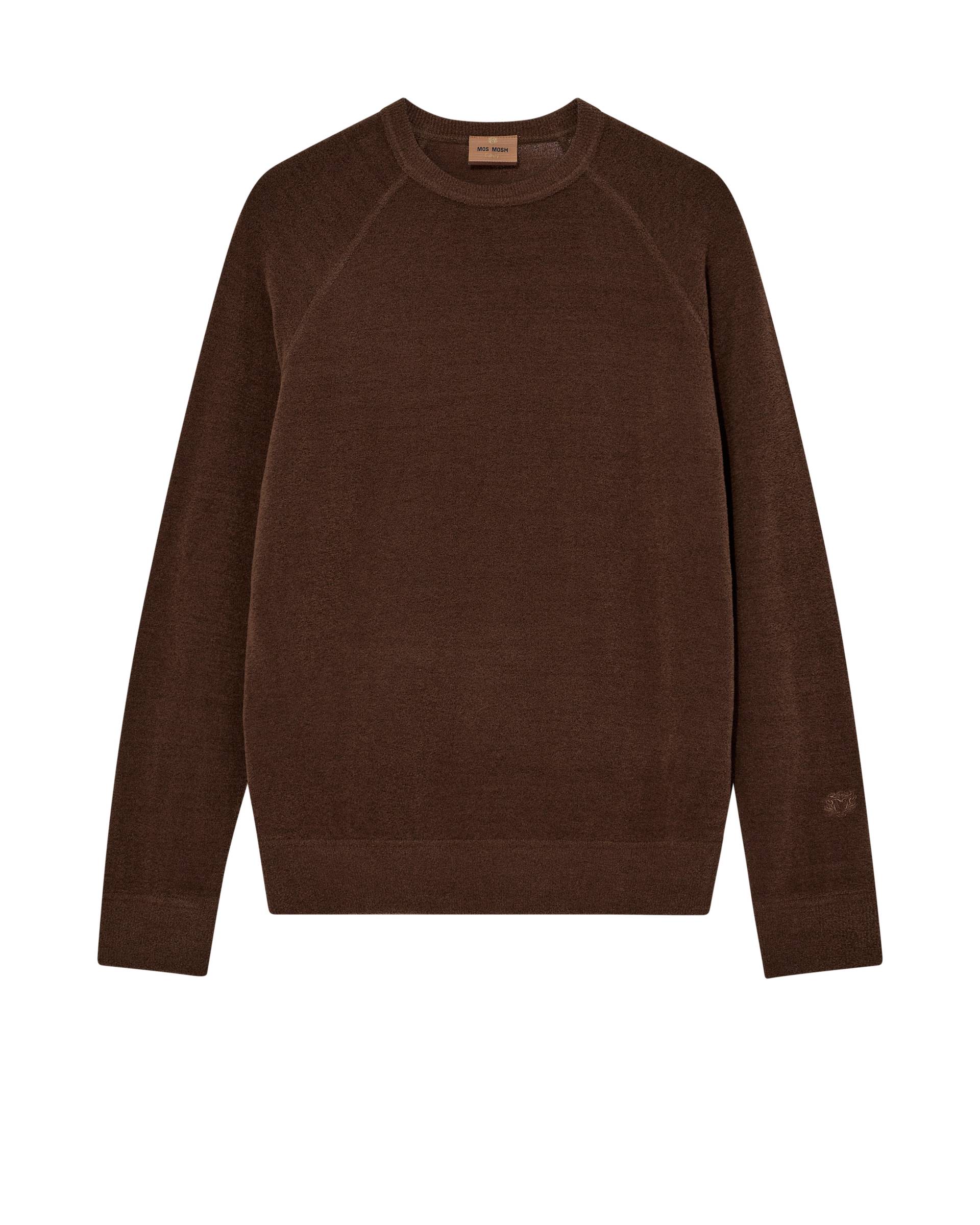 mos mosh gallery - MMGPablo Wool Knit brown latte - Gr. - XL von mos mosh gallery