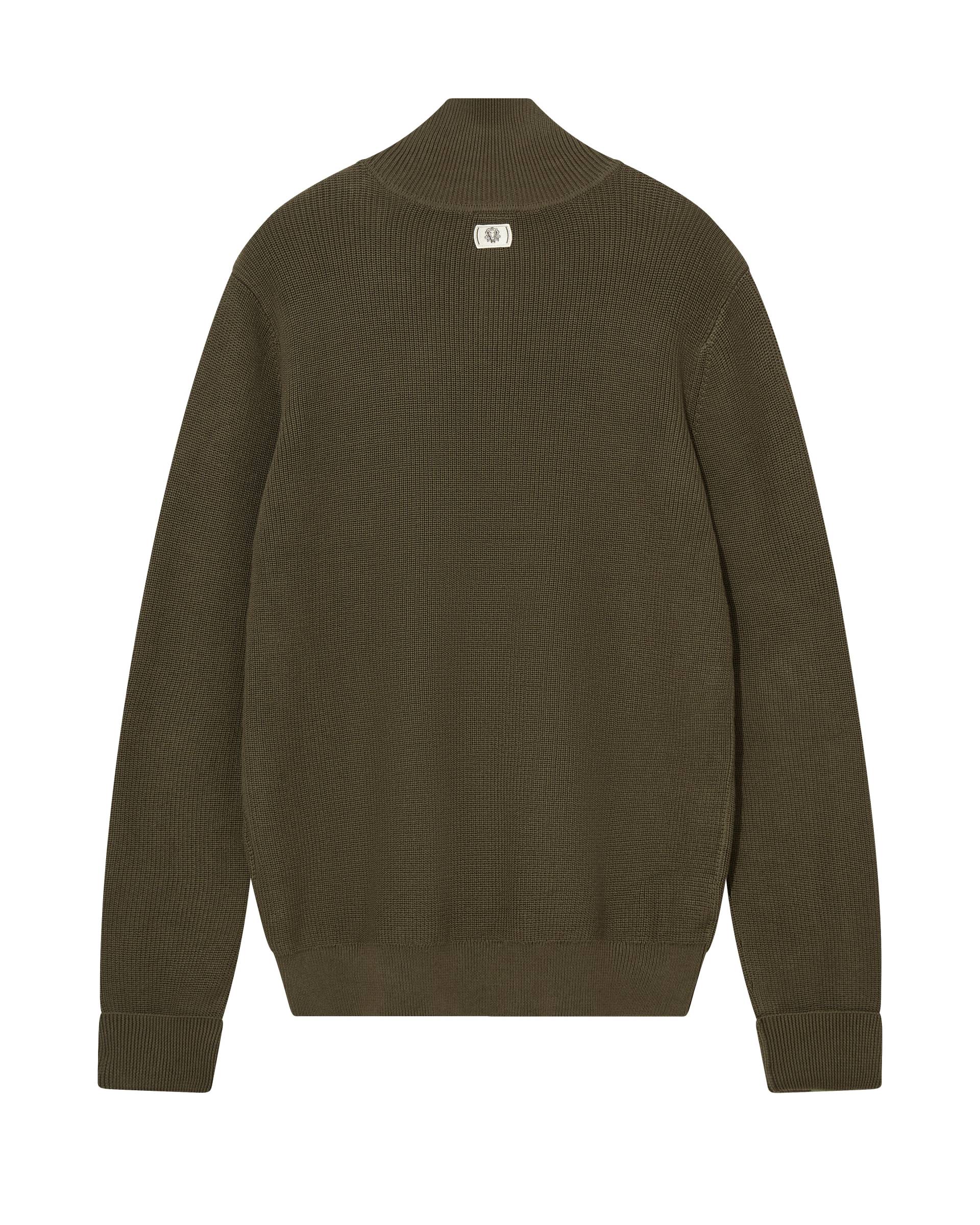 mos mosh gallery - MMGPorter Quarter-Zip Knit grape leaf - Gr. - XL von mos mosh gallery