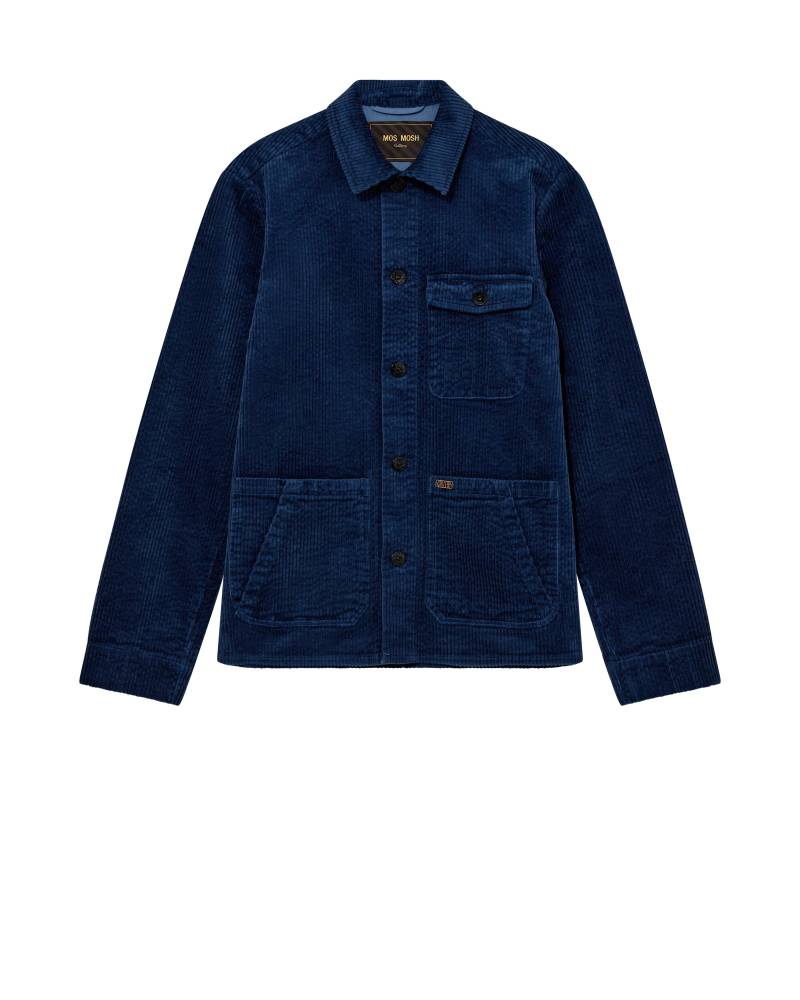 mos mosh gallery - MMGWinks Corduroy Jacket indigo blue - Gr. - 50 von mos mosh gallery