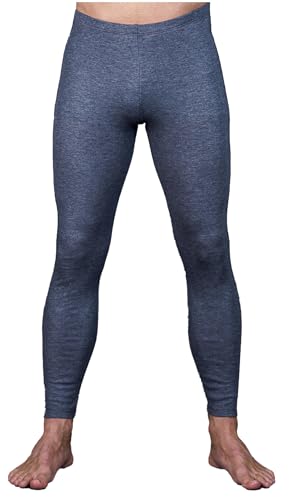 Merino Lammwolle Unterhose lang unisex grau XL von moser