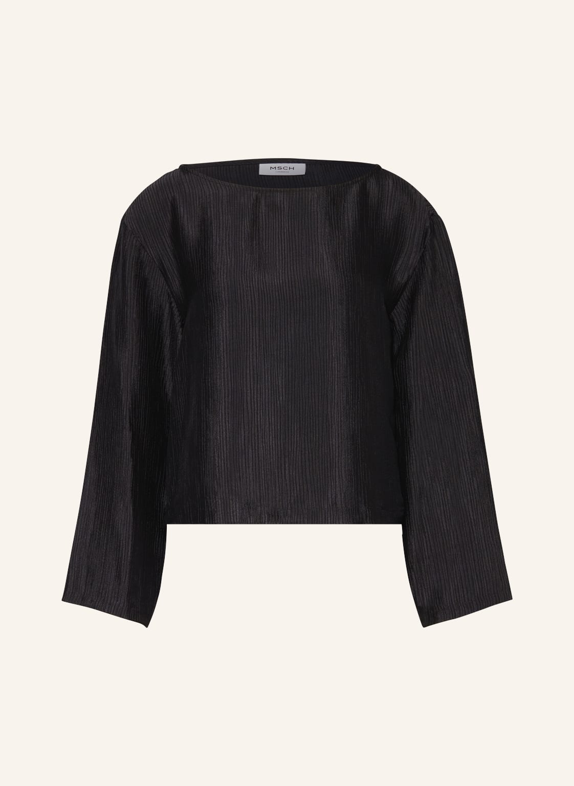 Msch Copenhagen Blusenshirt Mschemberlee Mit Cut-Out schwarz von MSCH COPENHAGEN