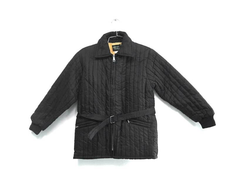 Vintage 70Er Jahre Leder Jacke Mit Gürtel von mostlymagicvintage