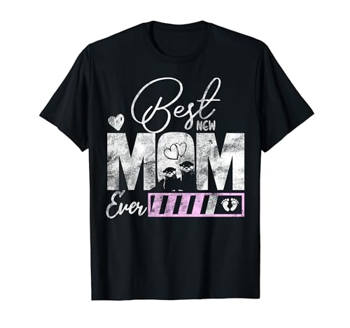 Lustiges Vintage New Mom Ever Baby Otters New Baby Mädchen für Mama T-Shirt von mother's day