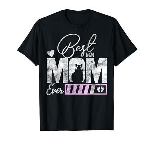 Lustiges Vintage New Mom Ever Quokkas neues Baby Mädchen für Mama T-Shirt von mother's day