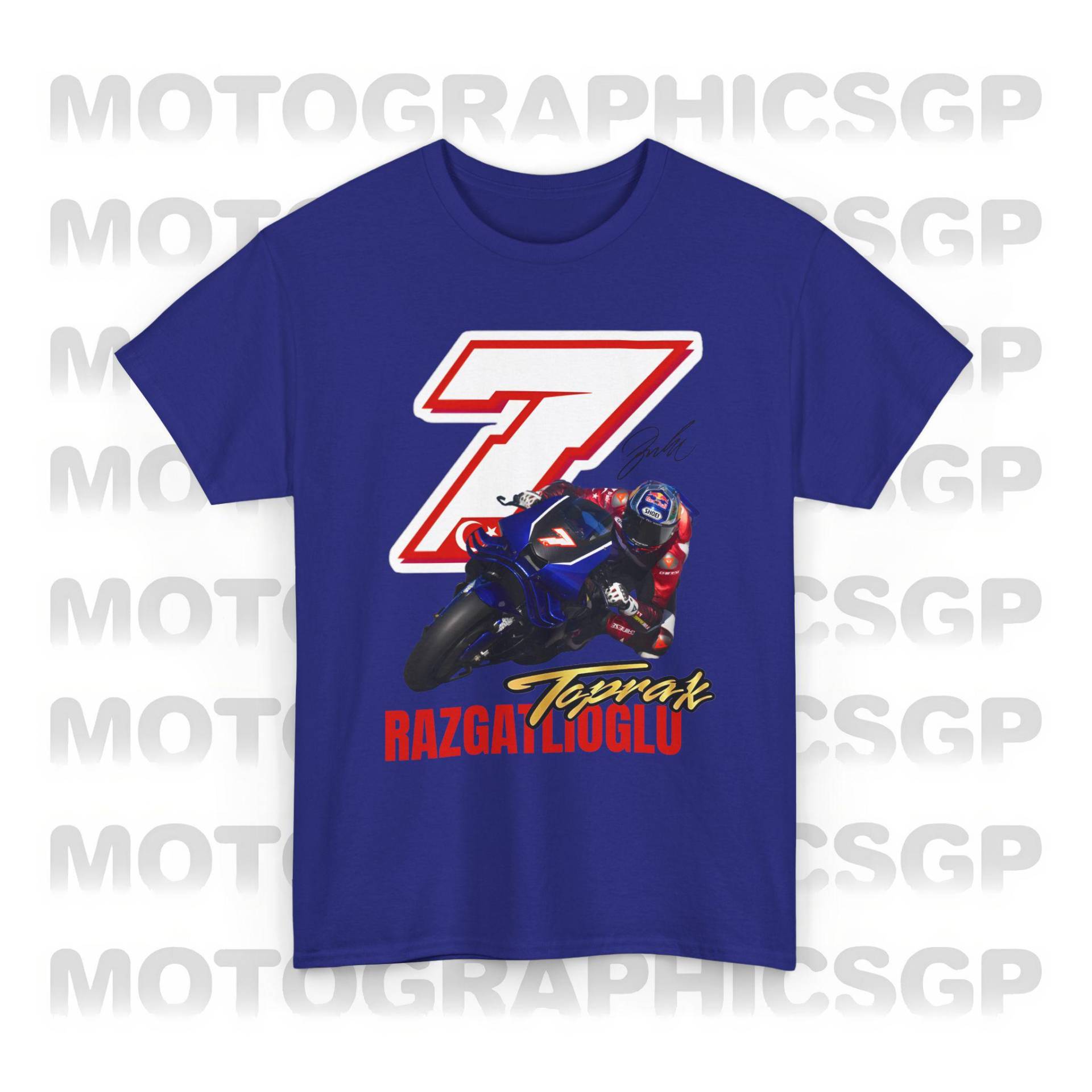 Toprak Mazzgatlioglu Motogp 2026 Shirt, Yahama Debut, Merchandise Toprack Nummer 7 Fan T-Shirt, Champion Racing Geschenk von motographicsgp