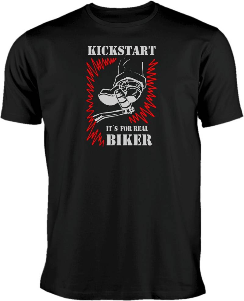 Classic Motorbiker Kickstarter Oldtimer T-Shirt in Allen Größen Classic Motorbiker Kickstarter Oldtimer T-Shirt in Allen Größen von motoshirtsDE