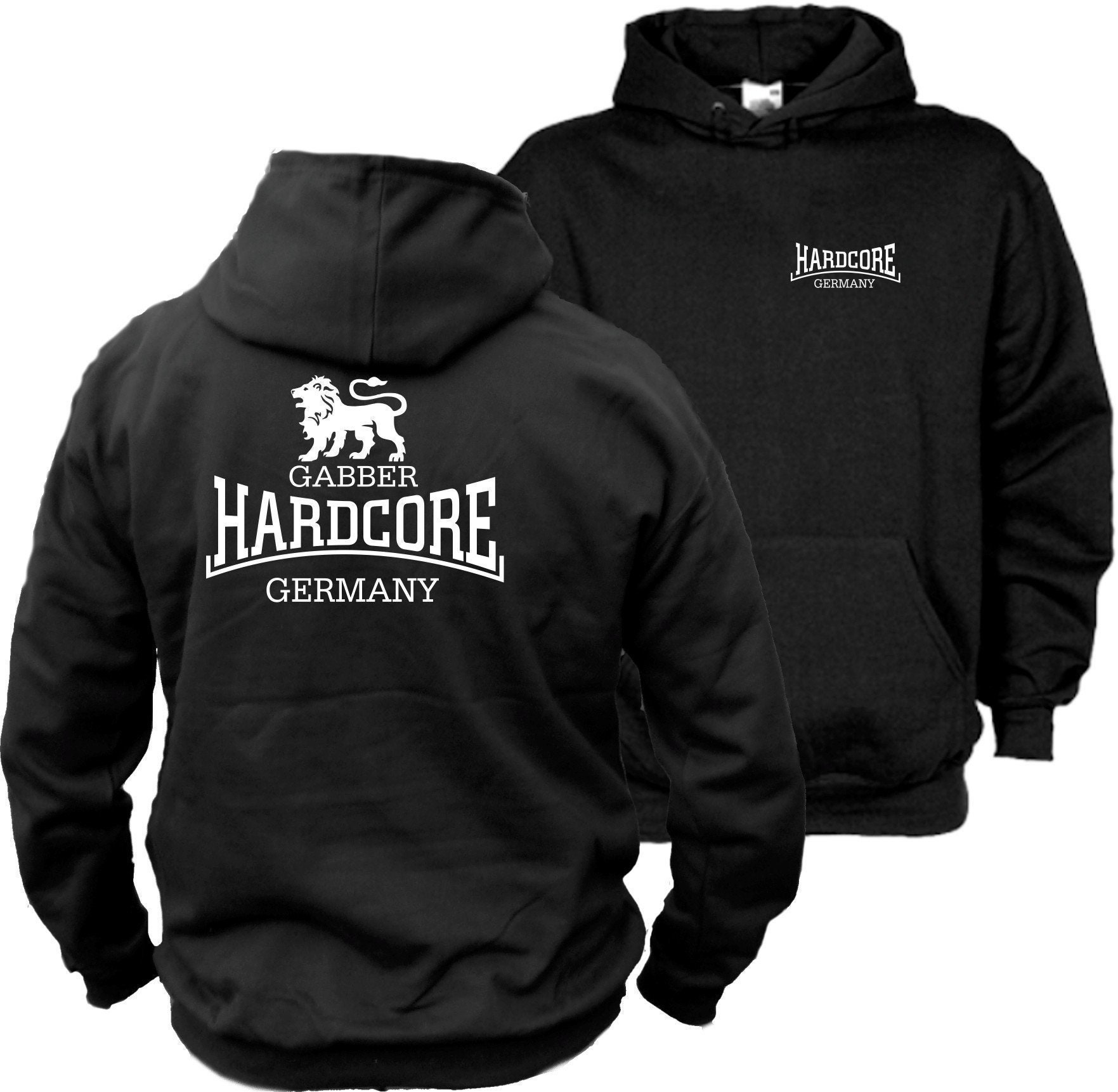 Hardcore Gabber Kapuzenpullover - Hoodie in Allen Größen # 7 von motoshirtsDE