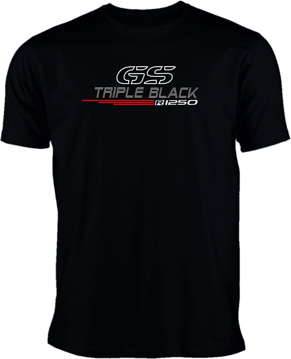 R 1250 Gs Triple Black T-Shirt Für Bmw Fans R1250 von motoshirtsDE