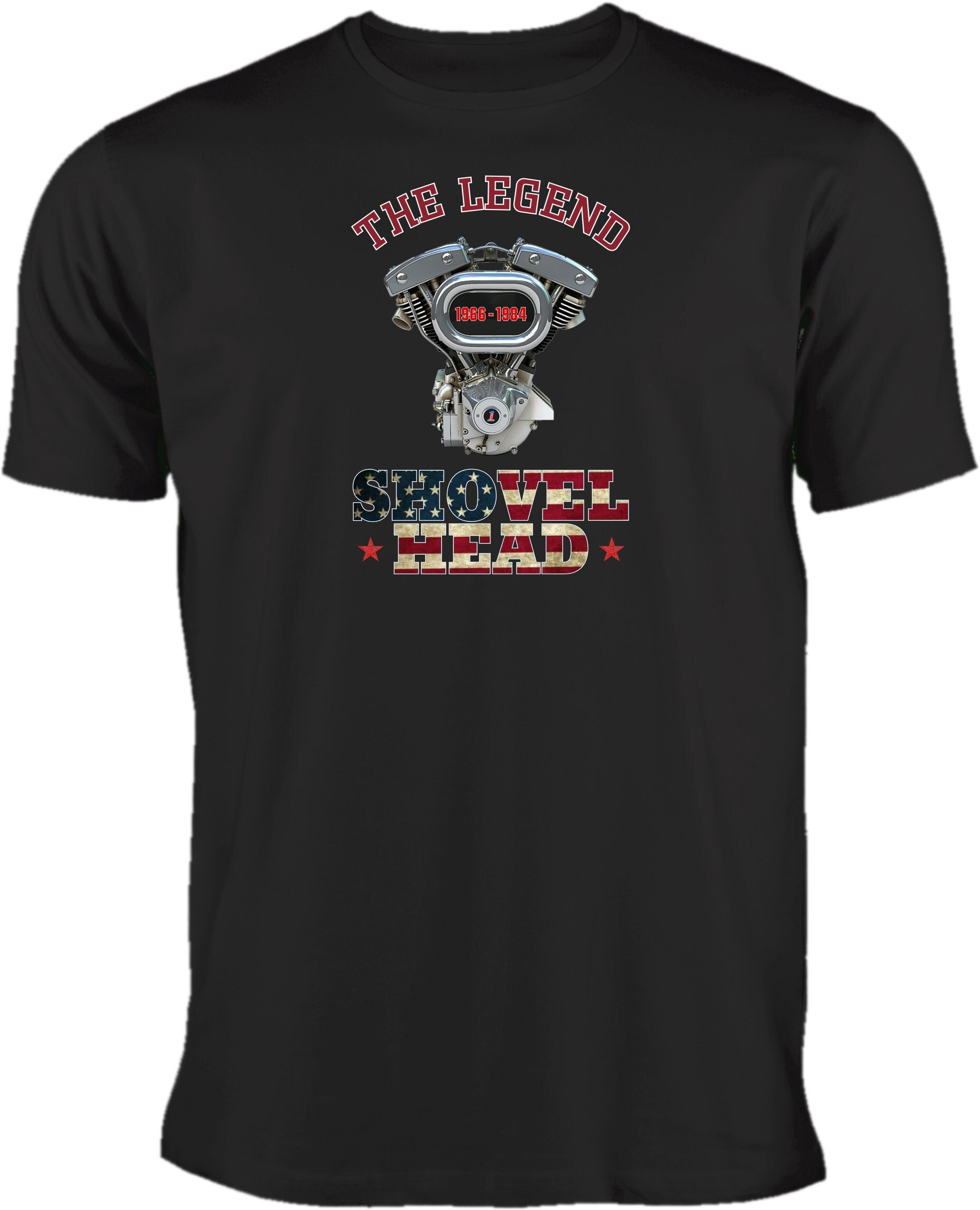Shovelhead T-Shirt Für Harley Fans von motoshirtsDE