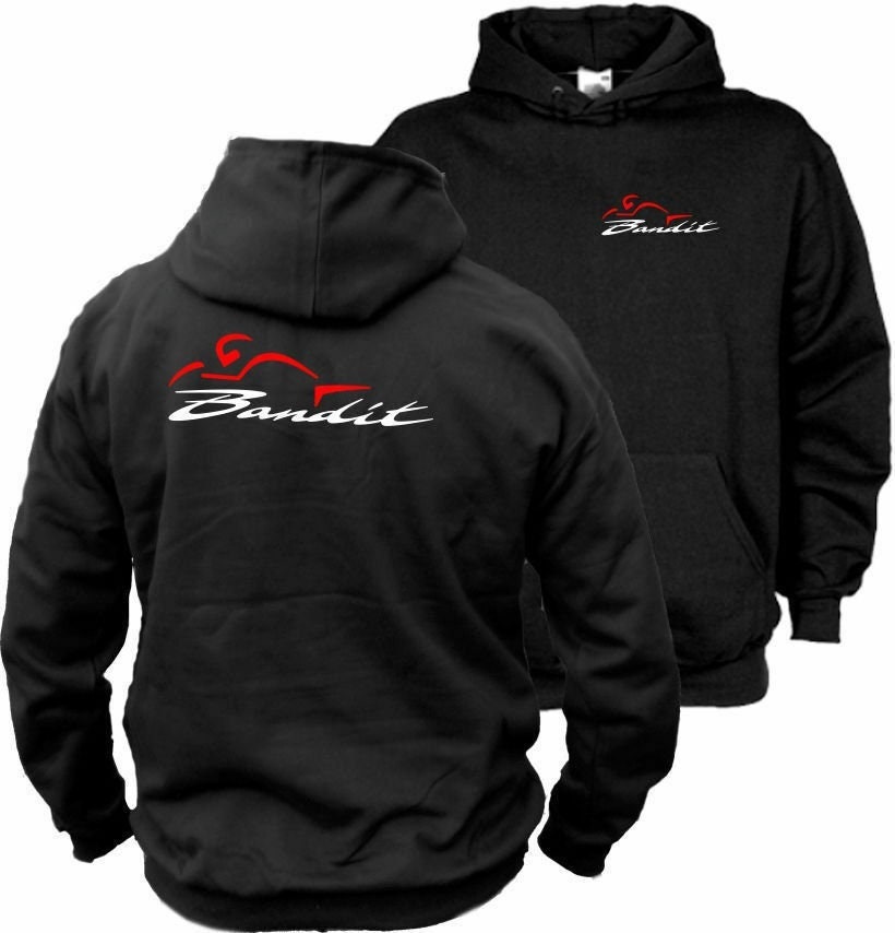 Suzuki Bandit Kapuzenpullover - Hoodie -Doppelseitiger Aufdruck von motoshirtsDE