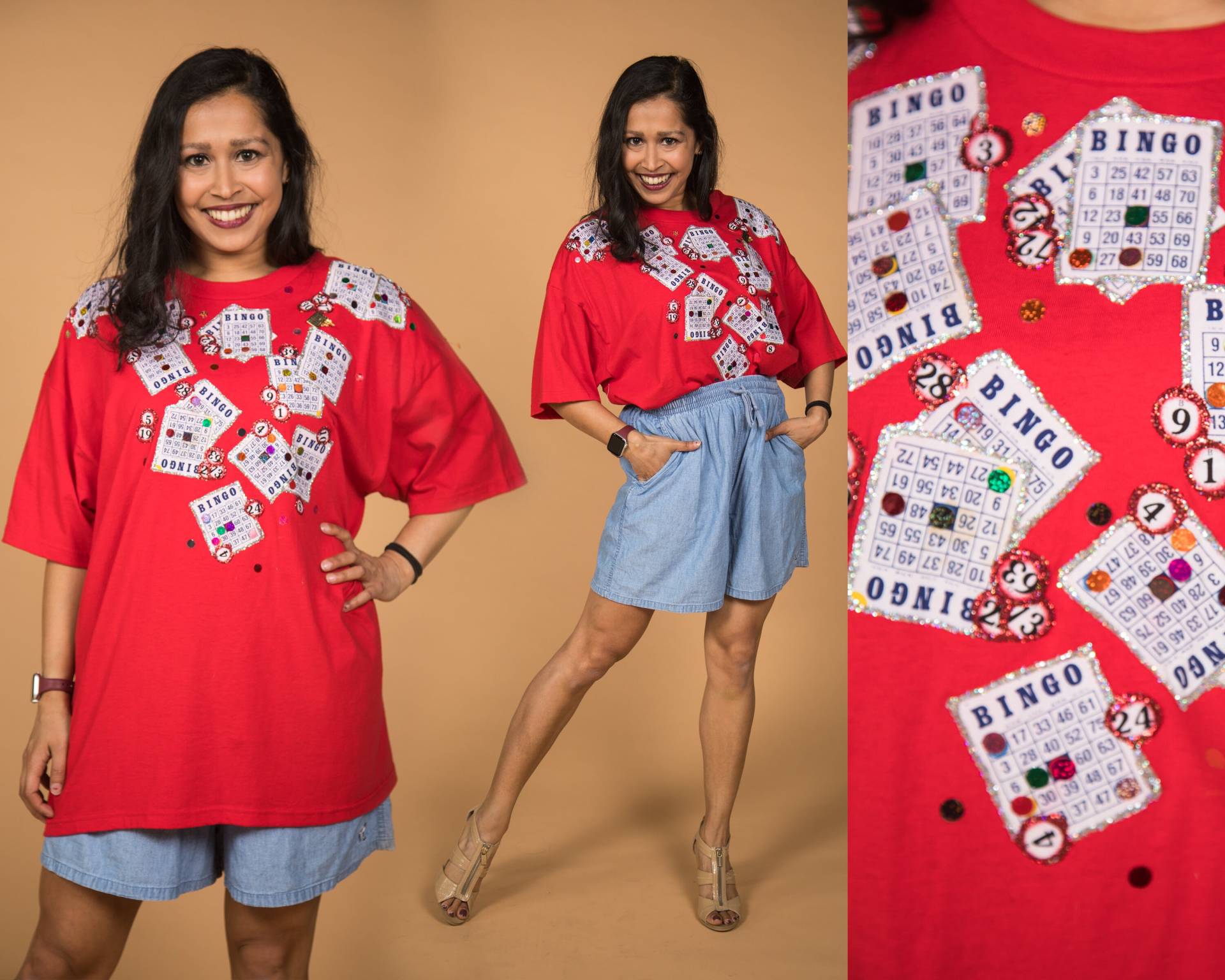 Spaß 1990Er Jahre Bingo Verziert Hanes Rot T-Shirt Unisex, So Niedlich - Xl Spaß 1990Er Jahre Bingo Verziert Hanes Rot T-Shirt Unisex, So Niedlich - Xl von movementmattersco