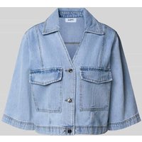 moves Jeansjacke mit Pattentaschen Modell 'Amarie' in Jeansblau, Größe 38 von moves