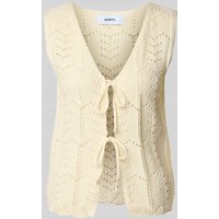 moves Weste mit Schnürung Modell 'Daphne' in Offwhite, Größe XL von moves