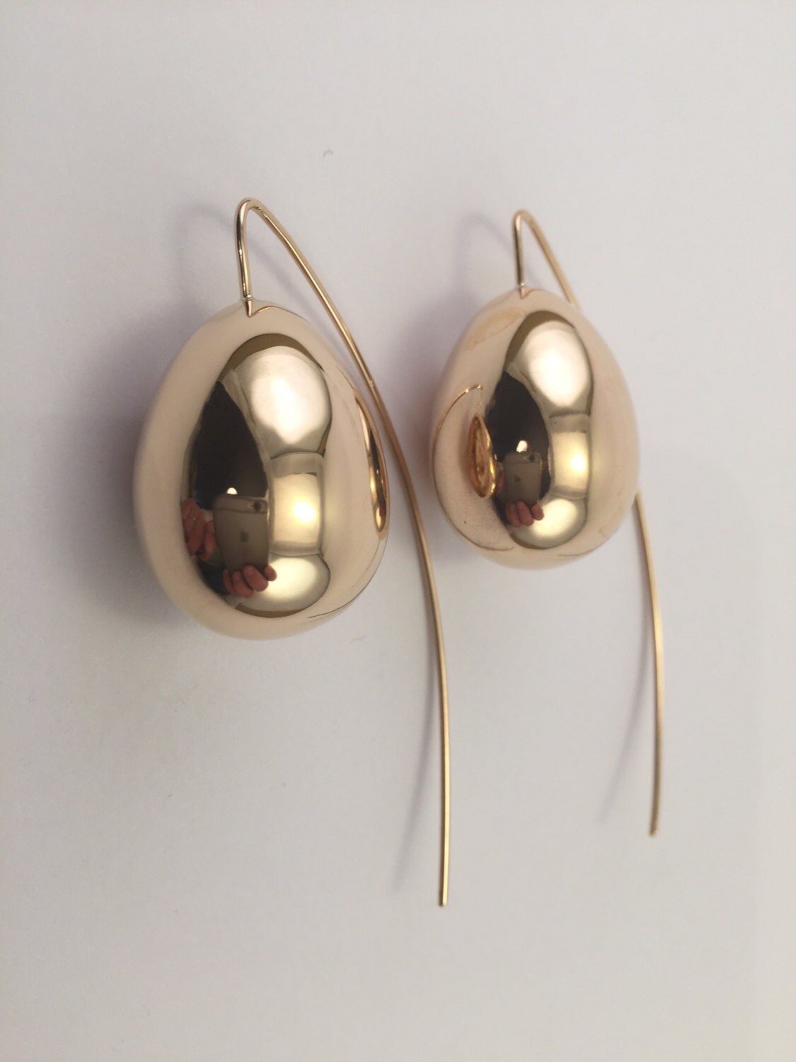 Eiförmige Hängeohrringe Aus Bronze Eiförmige Hängeohrringe Aus Bronze von mpjewelsmilano