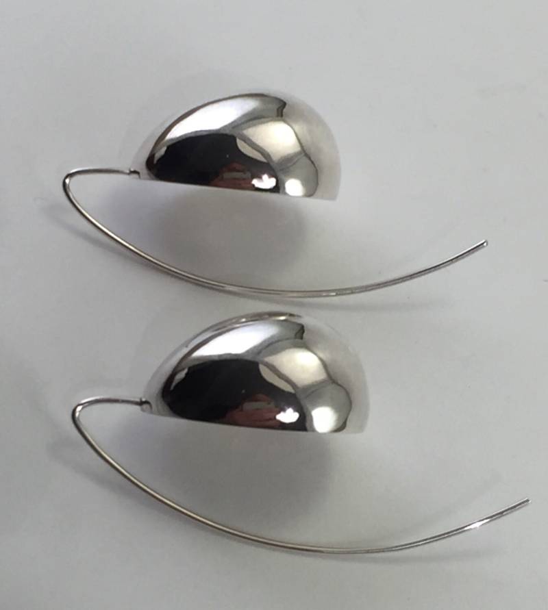 Eiförmige Ohrhänger Aus 925Er Silber Eiförmige Ohrhänger Aus 925Er Silber von mpjewelsmilano