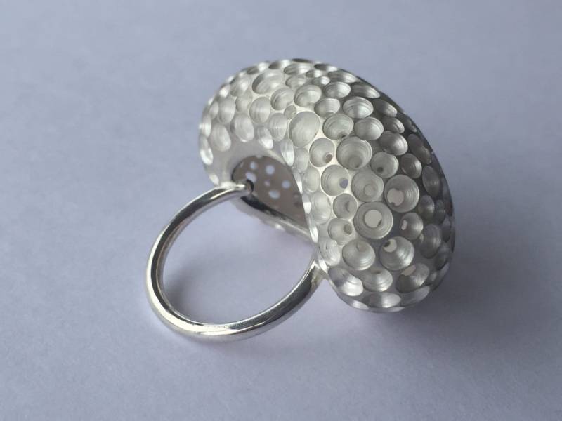 Maxi-Bubble-Ring, 925Er Silber Maxi-Bubble-Ring, 925Er Silber von mpjewelsmilano