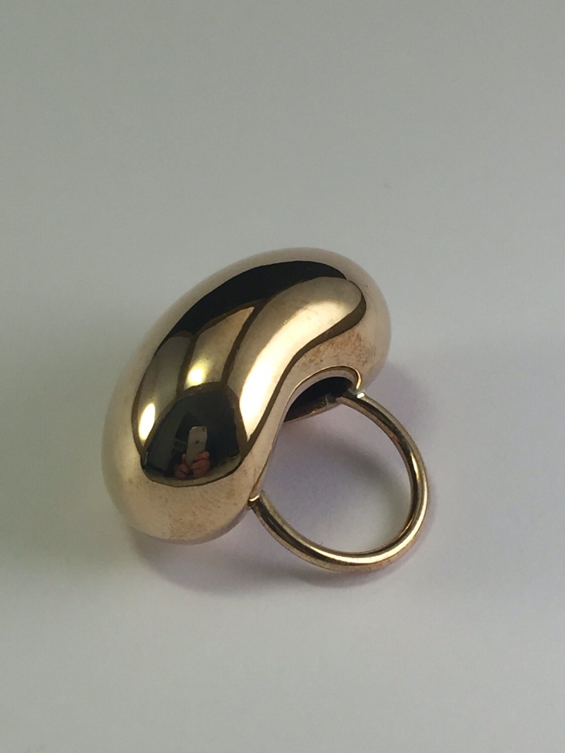 Maxi-Volumenring Aus Polierter Bronze Maxi-Volumenring Aus Polierter Bronze von mpjewelsmilano