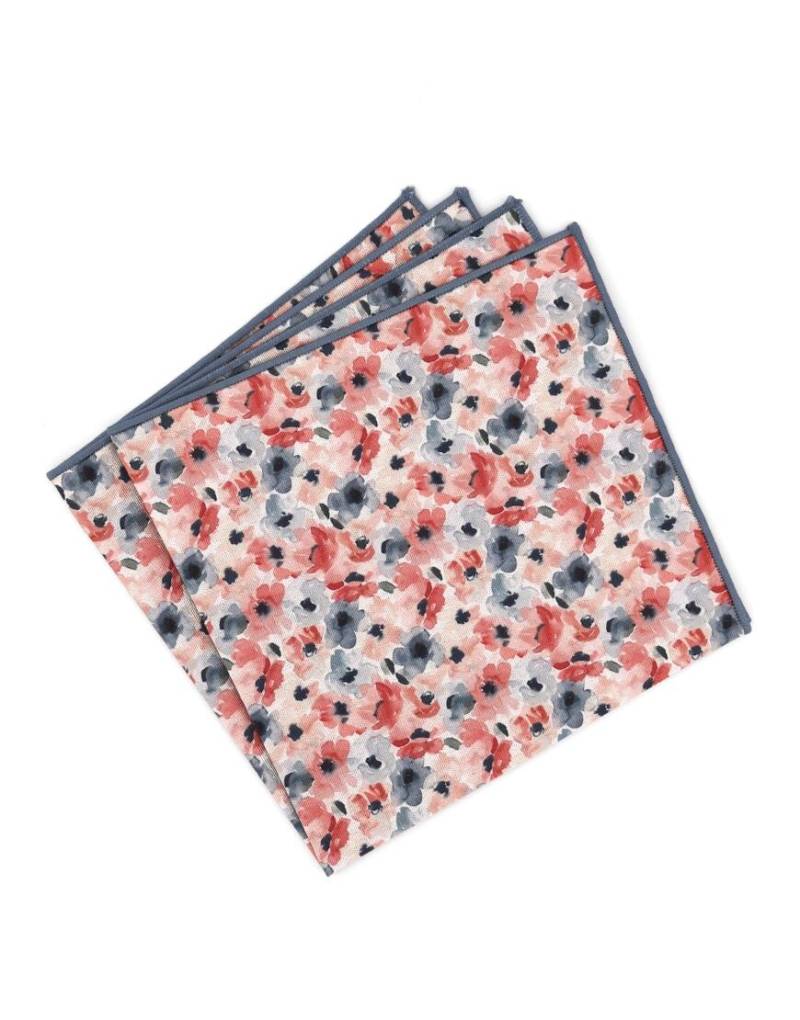 mr. célestin - Einstecktuch - Shotaro grau/pink - Gr. - OS von mr. célestin