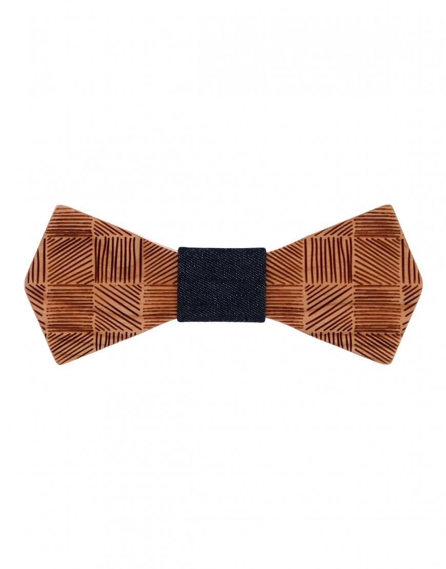 mr. célestin - Fliege aus Holz Cuba - Cherry braun - Gr. - OS von mr. célestin