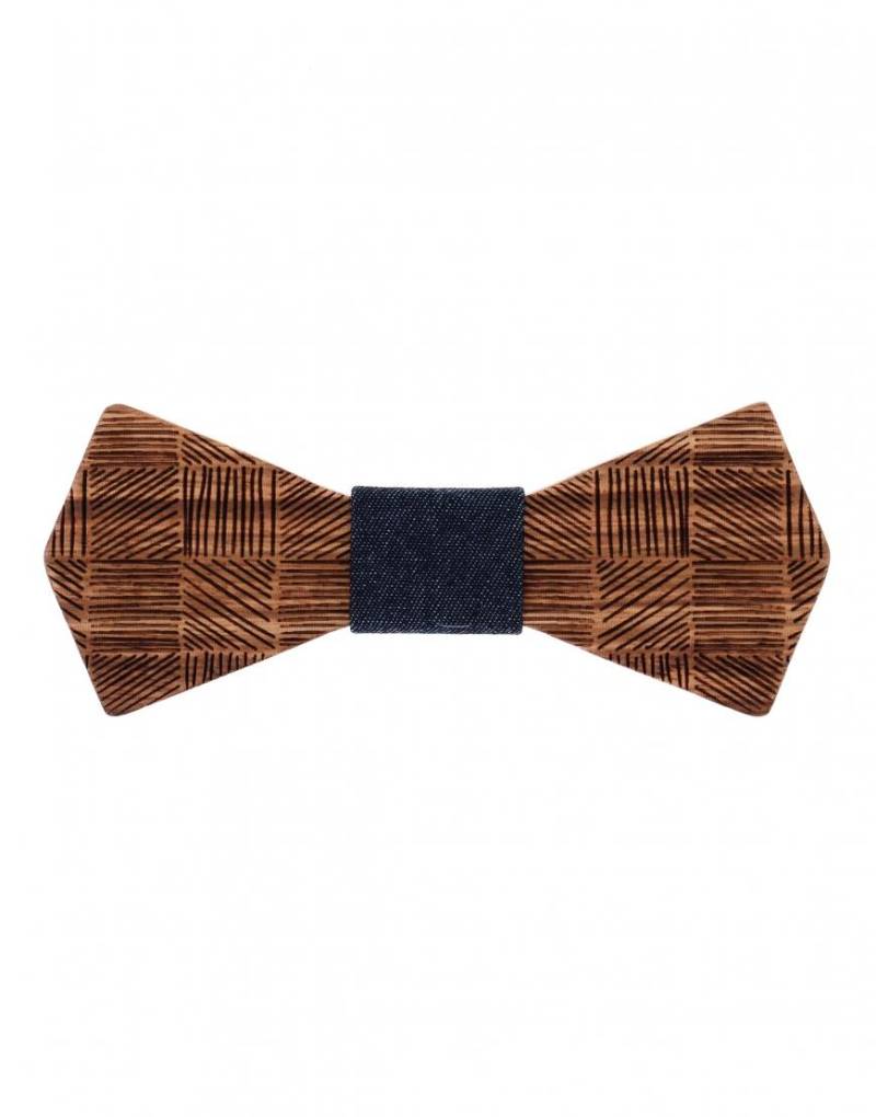 mr. célestin - Fliege aus Holz Cuba - Zebra braun - Gr. - OS von mr. célestin