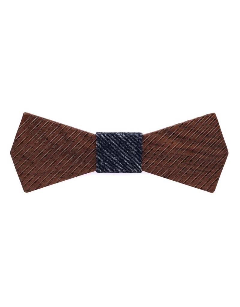 mr. célestin - Fliege aus Holz Dubai - Walnut braun - Gr. - OS von mr. célestin