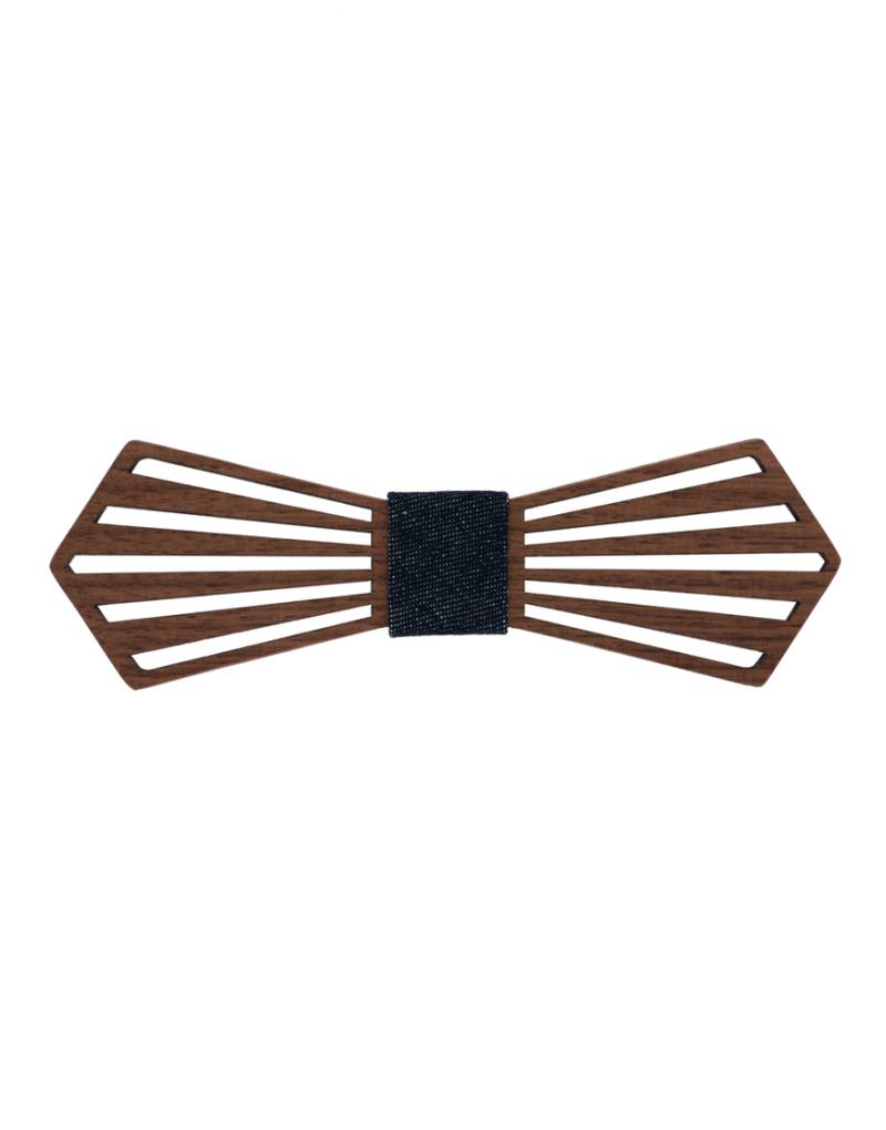 mr. célestin - Fliege aus Holz Paris - Walnut braun - Gr. - OS von mr. célestin