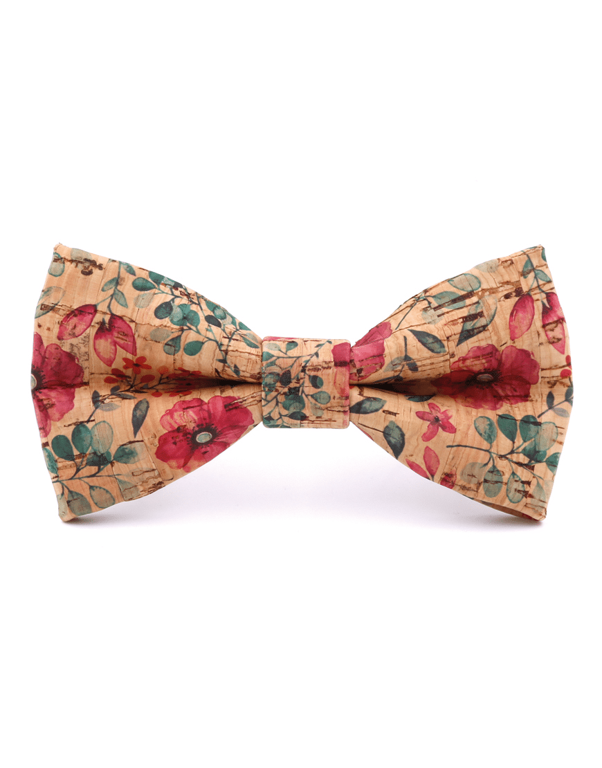 mr. célestin - Fliege aus Korken - Biva beige/pink - Gr. - OS von mr. célestin