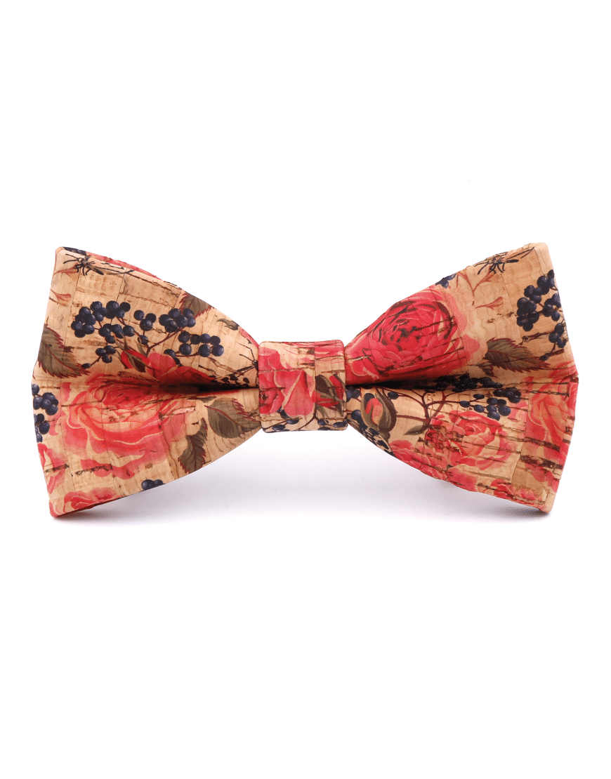 mr. célestin - Fliege aus Korken - Guarda braun/pink - Gr. - OS von mr. célestin