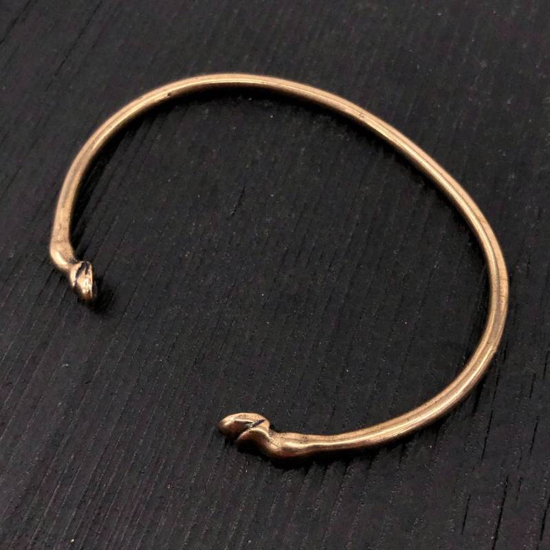Pferdehuf Manschette Armreif in Bronze von mrd74