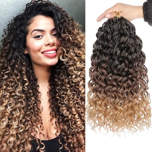 Mscat 14 Inch Gogo Curl Crochet Hair 8 Packs Pre Looped Ocean Wave Goddess Box Braids Deep Twist Synthetic Braiding Hair for Women 1B3037# Mscat 14 Inch Gogo Curl Crochet Hair 8 Packs Pre Looped Ocean Wave Goddess Box Braids Deep Twist Synthetic Braiding Hair for Women 1B3037# von mscat