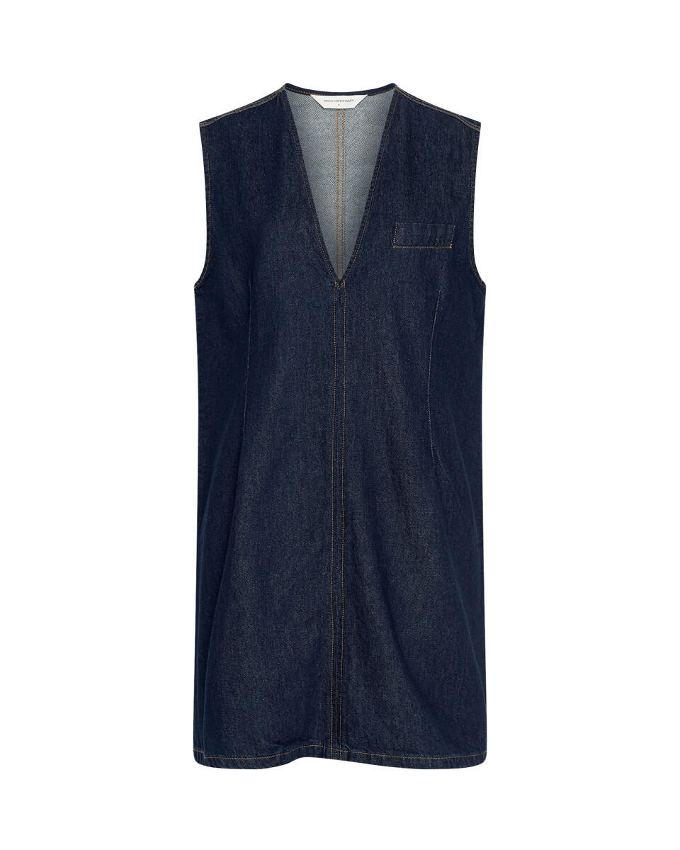 msch copenhagen - Kleid - MSCHAdna Alena blau - Gr. - XS von msch copenhagen