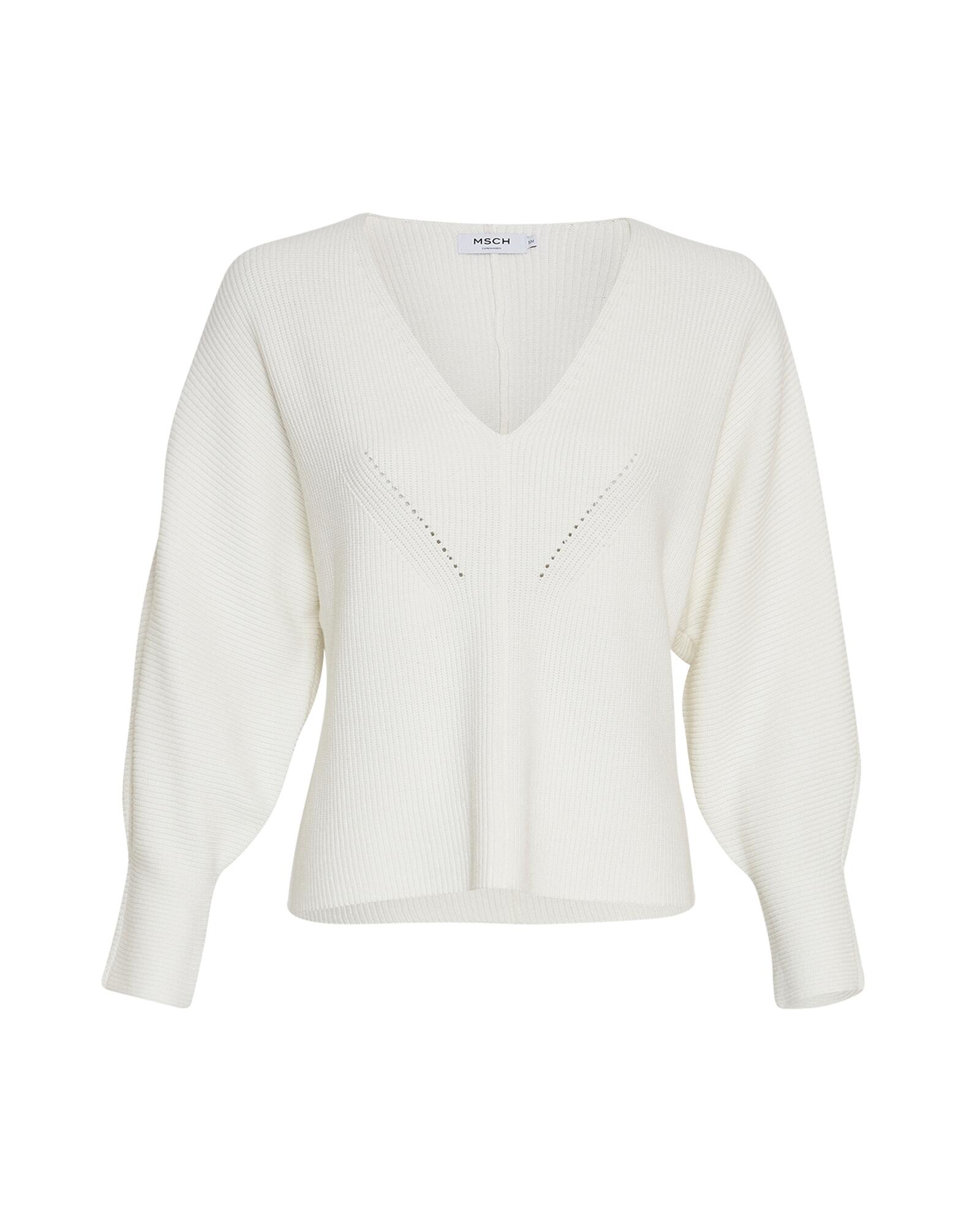 msch copenhagen - MSCHAcentia Rachelle V Pullover egret von msch copenhagen