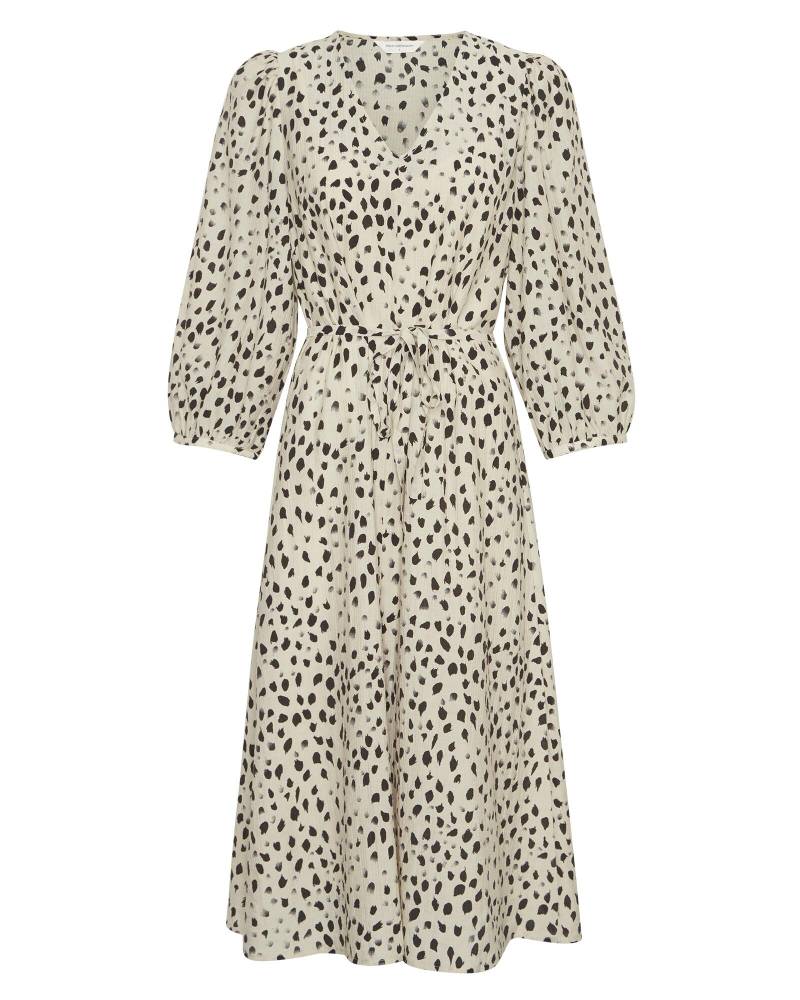 msch copenhagen - MSCHAngelina 3 4 Dress AOP peyote dot - Gr. - M von msch copenhagen