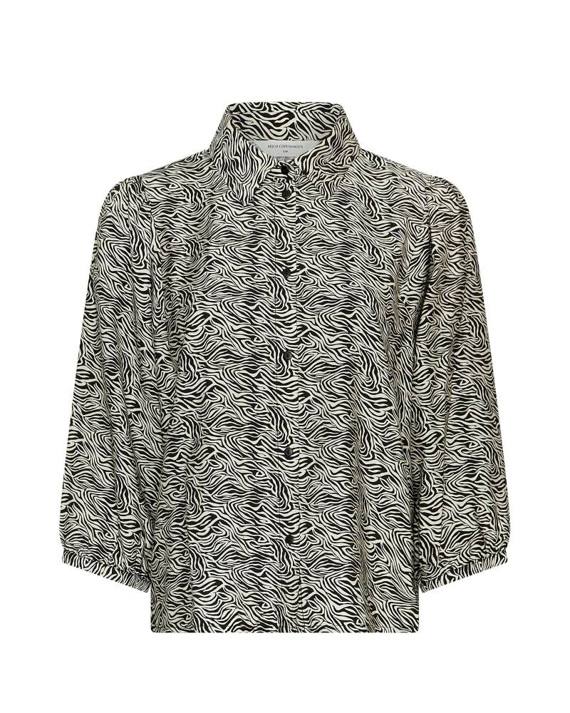 msch copenhagen - MSCHCielo Amabella 3 4 Shirt AOP fog abstract von msch copenhagen