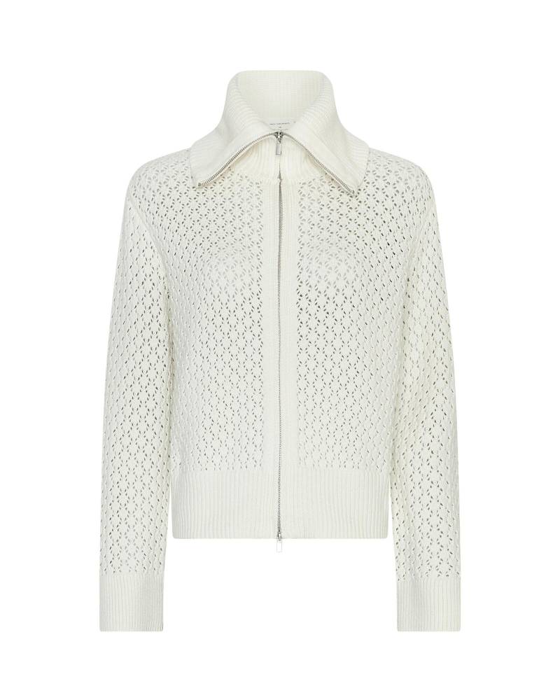 msch copenhagen - MSCHDaina Zip Cardigan egret von msch copenhagen