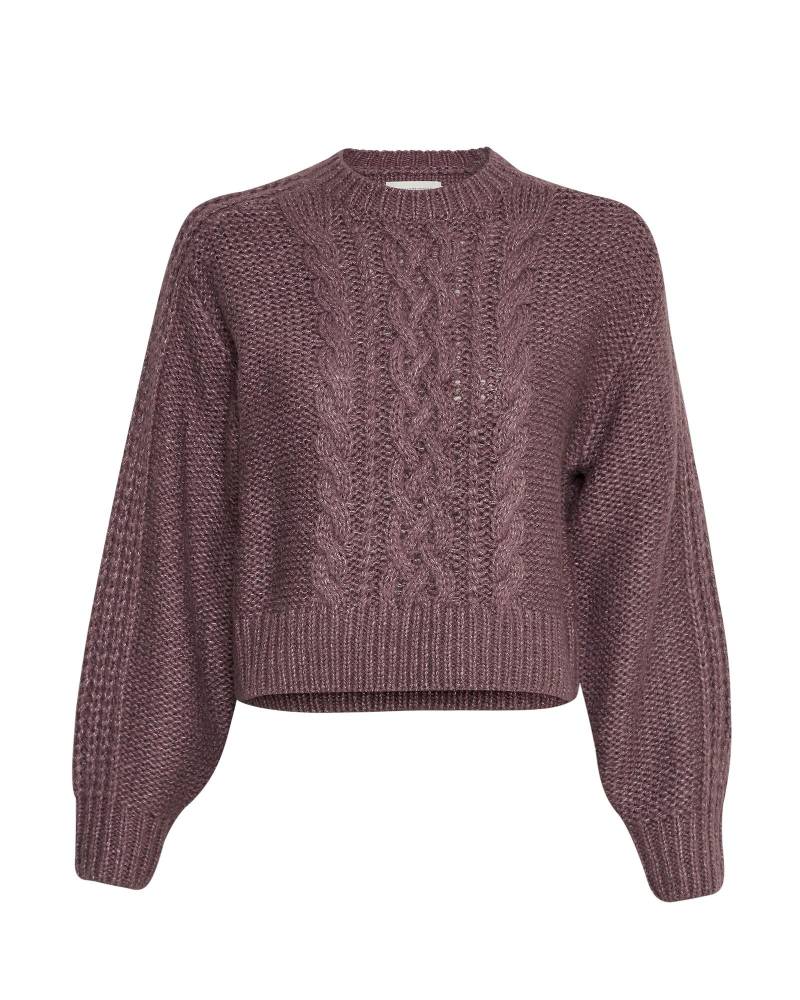 msch copenhagen - MSCHDiella Heidi Pullover black plum von msch copenhagen