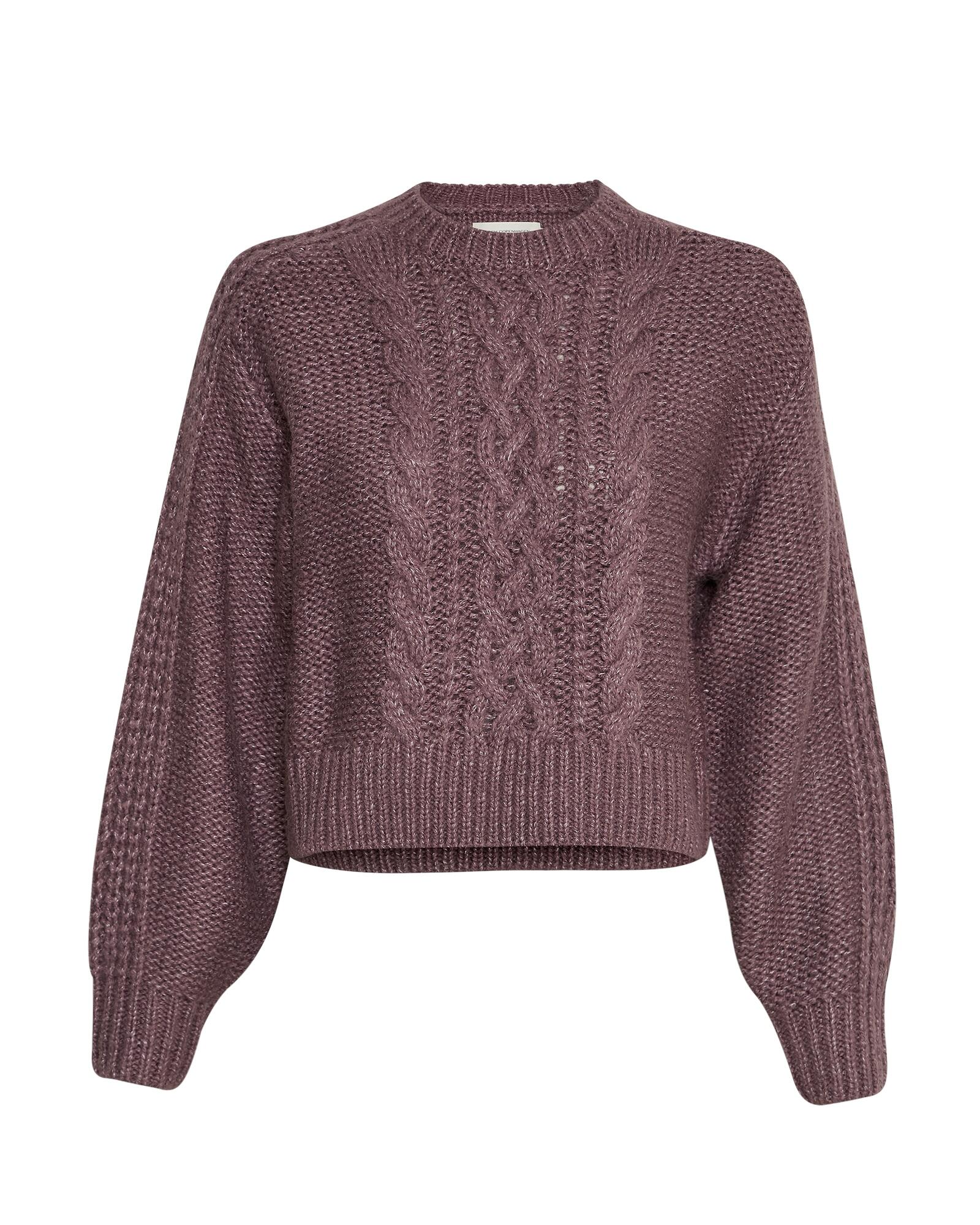 msch copenhagen - MSCHDiella Heidi Pullover black plum von msch copenhagen