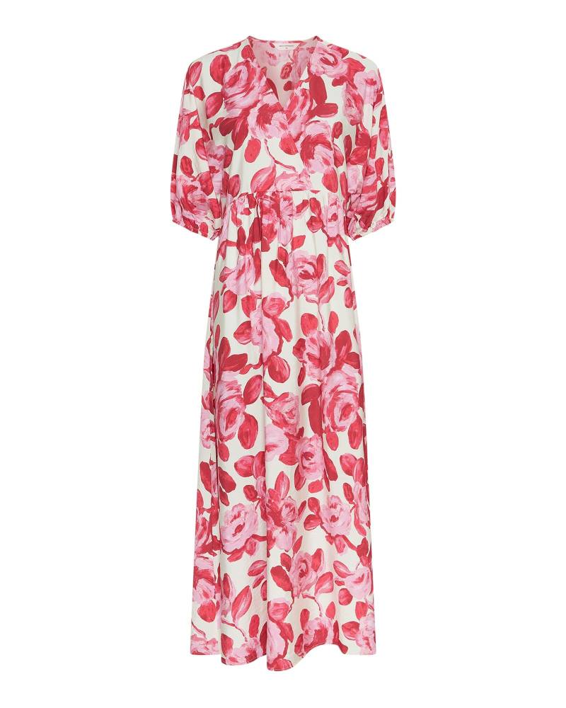 msch copenhagen - MSCHEdrina 2 4 Dress AOP red rose flower von msch copenhagen