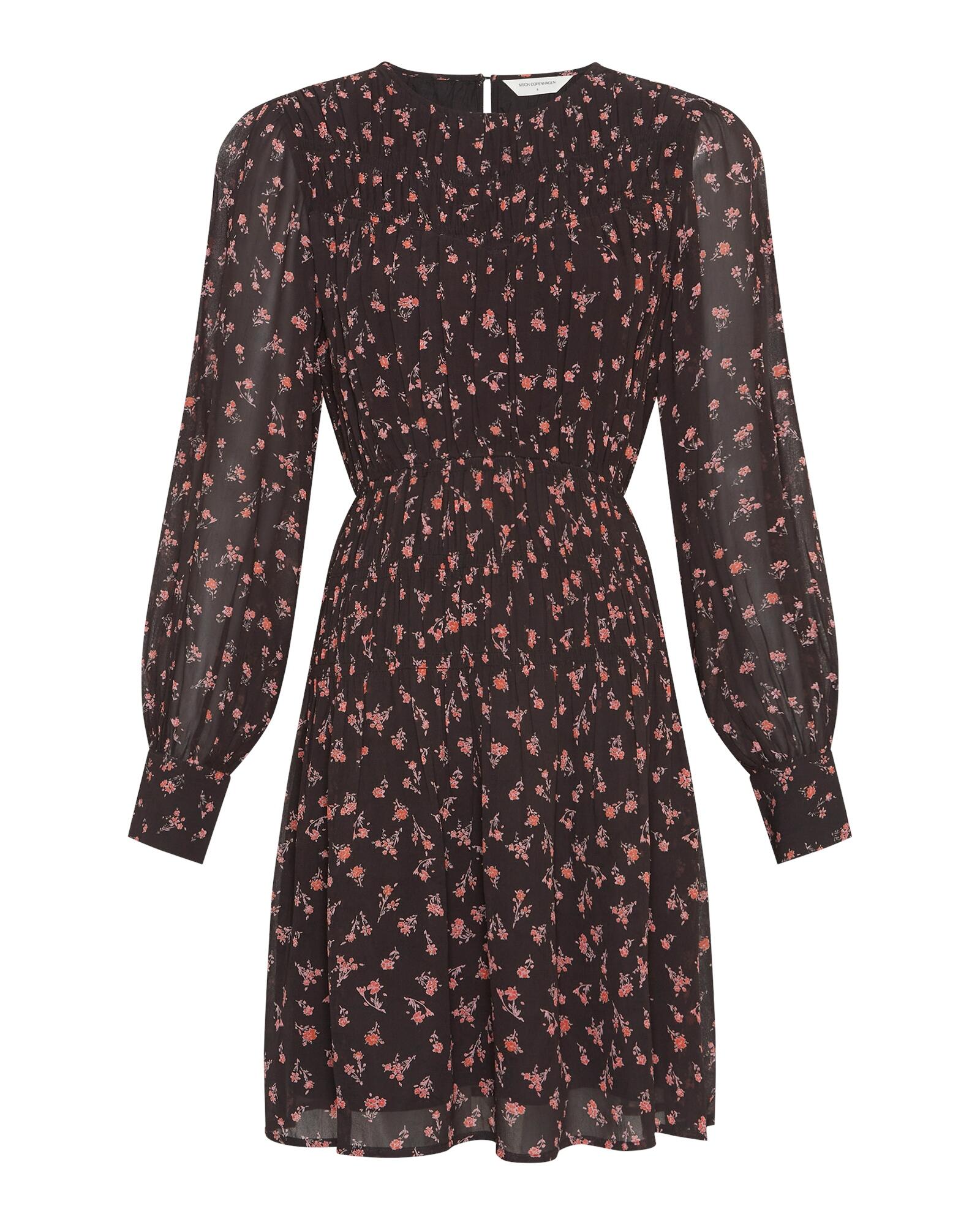 msch copenhagen - MSCHEvelda Orabella Short Dress AOP desert rose flw - Gr. - L von msch copenhagen