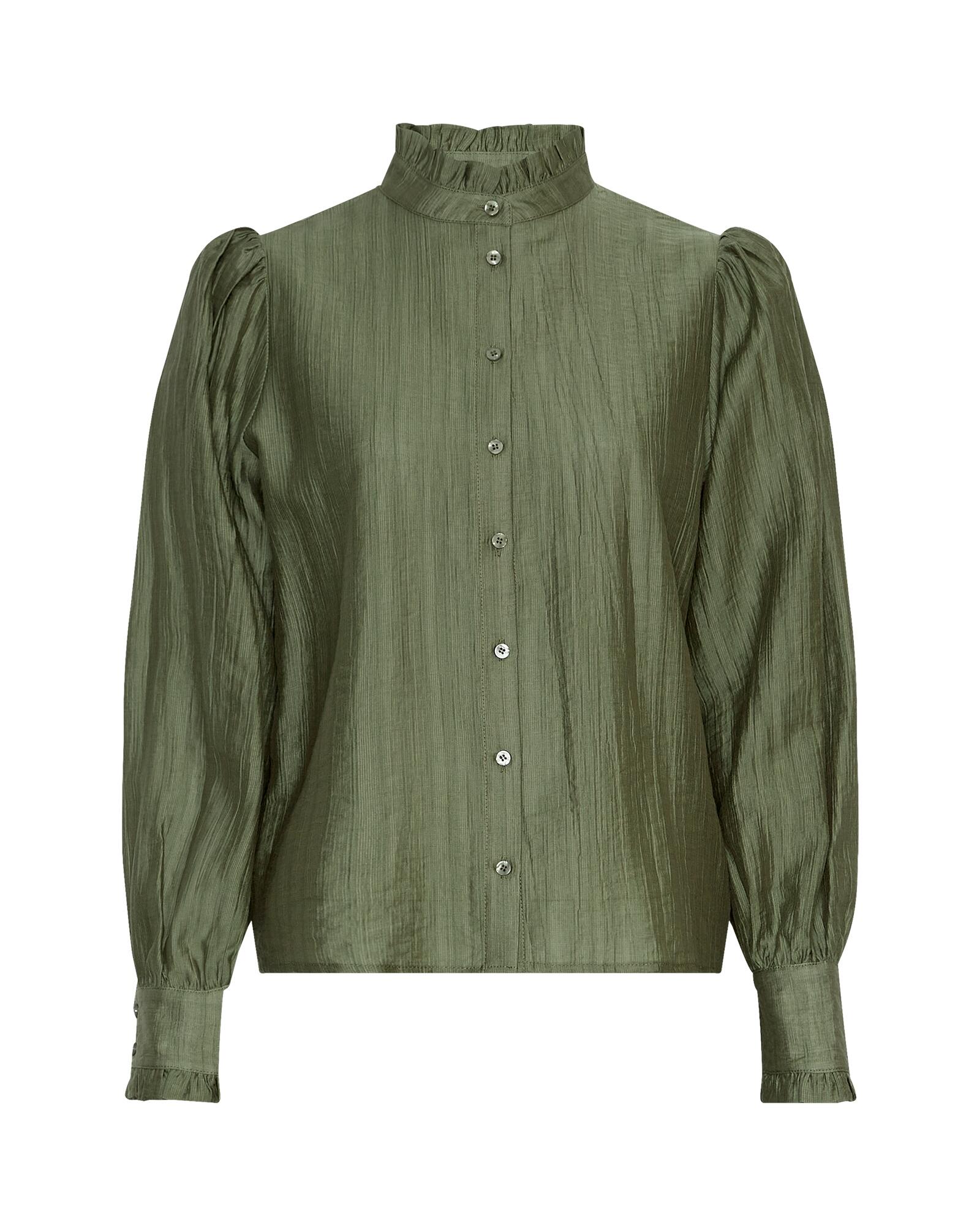 msch copenhagen - MSCHFemine Shirt olivine - Gr. - XS von msch copenhagen